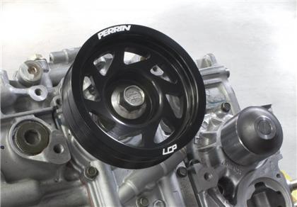 PERRIN 93-14 Subaru Impreza (Incl. 02-14 WRX) / 04-21 STI Lightened Crank Pulley - Black