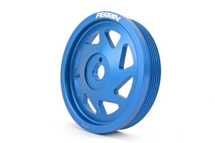PERRIN 15-18 Subaru WRX / 13-20 BRZ / 14-18 FXT / 13-16 Crosstrek Lightened Crank Pulley - Blue