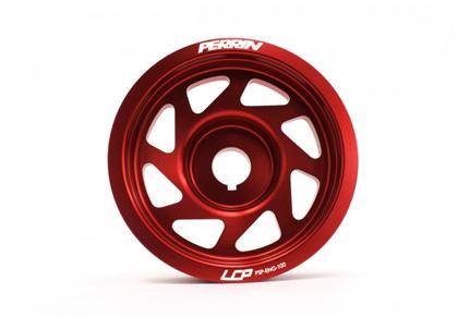 PERRIN 93-14 Subaru Impreza (Incl. 02-14 WRX) / 04-21 STI Lightened Crank Pulley - Red