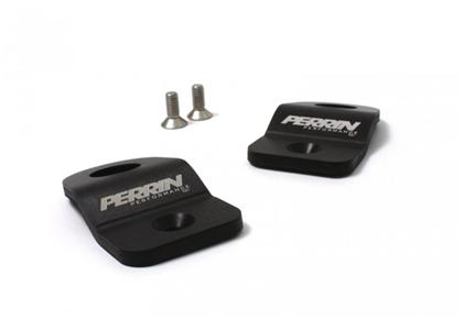 PERRIN 08-21 Subaru WRX / STI Upper Radiator Bracket Set - Black