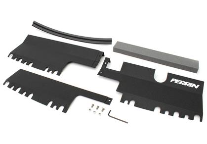 PERRIN 15-21 Subaru WRX/STI Radiator Shroud (With/Without OEM Intake Scoop) - Black