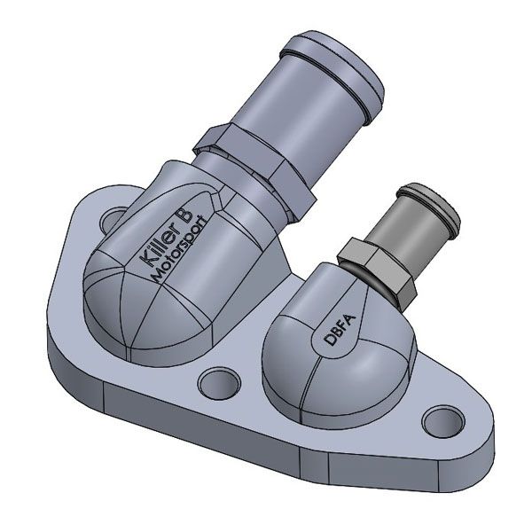 Killer B 2015+ Subaru WRX Coolant Breather Fitting Assembly