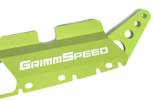 GrimmSpeed 15+ Subaru WRX/STI Radiator Shroud - Neon Green Powdercoat