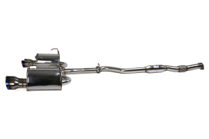 Invidia 15+ Subaru STI 4Dr Q300 Single Layer Titanium Burnt Quad Tip Cat-Back Exhaust