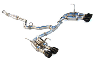 Invidia 2015+ Subaru WRX / STI Gemini/R400 Single Layer Quad Black Tip Cat-Back Exhaust