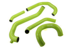 PERRIN 15-21 Subaru STI Front Mount Intercooler Boost Tubes + Hardware - Neon Yellow Tubes