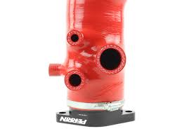 PERRIN 2015+ Subaru WRX / 14-18 Forester XT Turbo Inlet Hose 3in. w/ Turbo Adapter Flange - Red