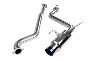 Invidia 08-09 WRX Sedan 76mm (101mm tip) RACING Titanium Tip Cat-back Exhaust