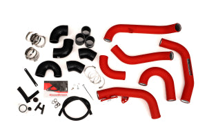 GrimmSpeed 2015+ Subaru STI Front Mount Intercooler Kit Black Powder Core / Red Pipe
