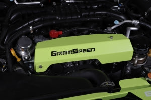 GrimmSpeed 15+ Subaru WRX Pulley Cover - Neon Green Powdercoat