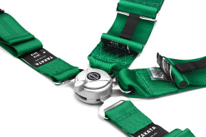 Takata Race 4 4-Point Harness Green Snap-On
Universal