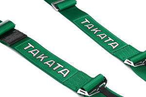 Takata Race 4 4-Point Harness Green Snap-On
Universal