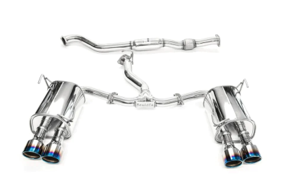 Invidia 2022+ Subaru WRX Gemini Single Layer Quad Titanium Tip Cat-Back Exhaust