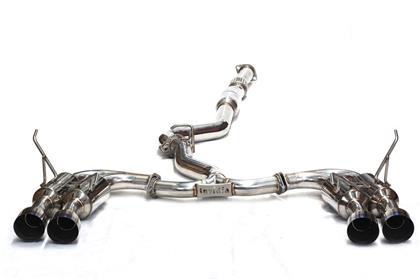Invidia 15+ Subaru WRX/STI 4dr N1 Twin Outlet Single Layer Tip Titanium Cat-Back Exhaust