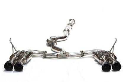 Invidia 15+ Subaru WRX/STI 4dr N1 Twin Outlet Single Layer Tip Titanium Cat-Back Exhaust