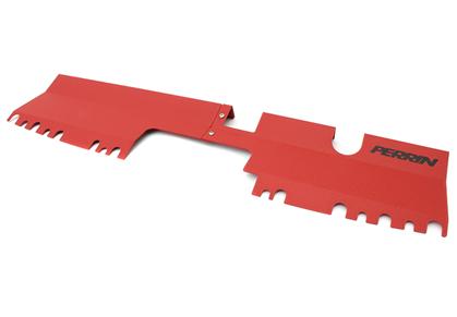 PERRIN 15-21 Subaru WRX/STI Radiator Shroud (With/Without OEM Intake Scoop) - Red