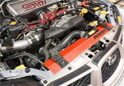 PERRIN 02-07 Subaru WRX/STi Radiator Shroud - Red