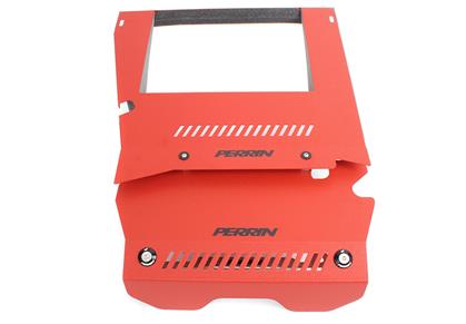 PERRIN 15-21 Subaru WRX Engine Cover Kit (Intercooler & Pulley Covers Incl.) - Red