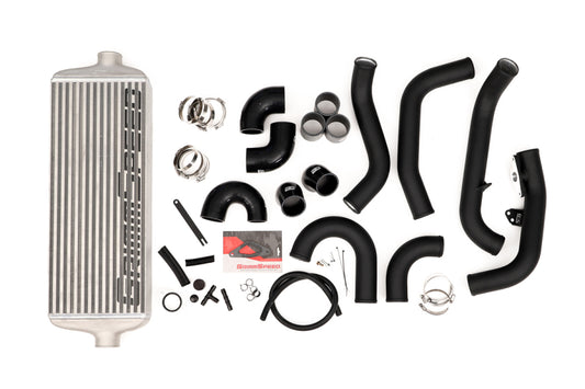 GrimmSpeed 2015+ Subaru STI Front Mount Intercooler Kit Raw Core / Black Pipe