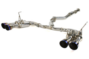 Invidia 11-14 Subaru WRX / STI Sedan Gemini/R400 Single Layer Quad Titanium Tip Cat-back Exhaust