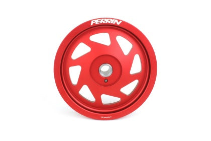 PERRIN 22-25 Subaru WRX/BRZ & Toyota GR86 / 20-25 FXT/OBXT Lightweight Crank Pulley - Red