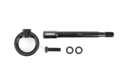 PERRIN 08-14 Subaru WRX & STI / 08-11 Impreza / 05-09 Legacy Tow Hook Kit (Front) - Flat Black