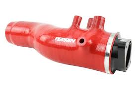 PERRIN 2015+ Subaru WRX / 14-18 Forester XT Turbo Inlet Hose 3in. w/ Turbo Adapter Flange - Red
