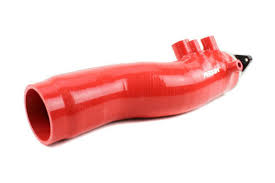 PERRIN 2015+ Subaru WRX / 14-18 Forester XT Turbo Inlet Hose 3in. w/ Turbo Adapter Flange - Red