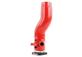 PERRIN 2015+ Subaru WRX / 14-18 Forester XT Turbo Inlet Hose 3in. w/ Turbo Adapter Flange - Red