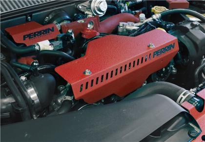 PERRIN 02-14 Subaru WRX / 04-21 STI / 08-11 Impreza Pulley Cover - Red