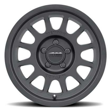 Method MR703 17x8.5 0mm Offset 5x5 71.5mm CB Matte Black Wheel