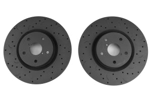 Hawk Talon 2009 Subaru Forester Drilled and Slotted Front Brake Rotor Set
