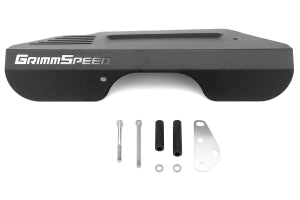 GrimmSpeed Subaru/Scion BRZ/FR-S Pully Cover with Tool Tray - Texture Black Powdercoat