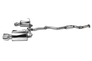 Invidia 15+ Subaru WRX/STI 4Dr Q300 Twin Outlet Rolled Stainless Steel Quad Tip Cat-Back Exhaust