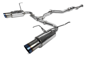 Invidia 15+ Subaru WRX/STI 4dr N1 Twin Outlet Single Layer Tip Titanium Cat-Back Exhaust