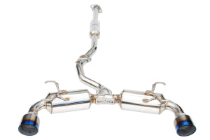 Invidia 12+ Subaru BRZ / Toyota 86 N2 60mm Single Layer Titanium Burnt Tips Cat-Back Exhaust