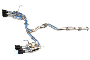 Invidia 2015+ Subaru WRX / STI Gemini/R400 Single Layer Quad Black Tip Cat-Back Exhaust
