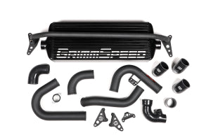 GrimmSpeed 2015+ Subaru WRX Front Mount Intercooler Kit Black Powder Core / Black Pipe