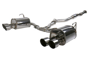 Invidia 15+ Subaru STI 4Dr Q300 Single Layer Stainless Steel Quad Tip Cat-Back Exhaust