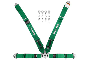 Takata Race 4 4-Point Harness Green Snap-On

Universal