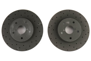 Hawk Talon 2015 Subaru Legacy JNP-4090 Drilled and Slotted Front Brake Rotor Set