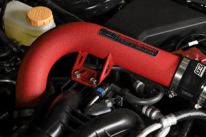 GrimmSpeed 2015+ Subaru WRX Front Mount Intercooler Kit Black Powder Core / Red Pipe